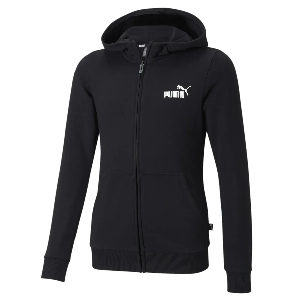 

Толстовка PUMA "Essentials Small Logo Hooded Jacket Kids", черный