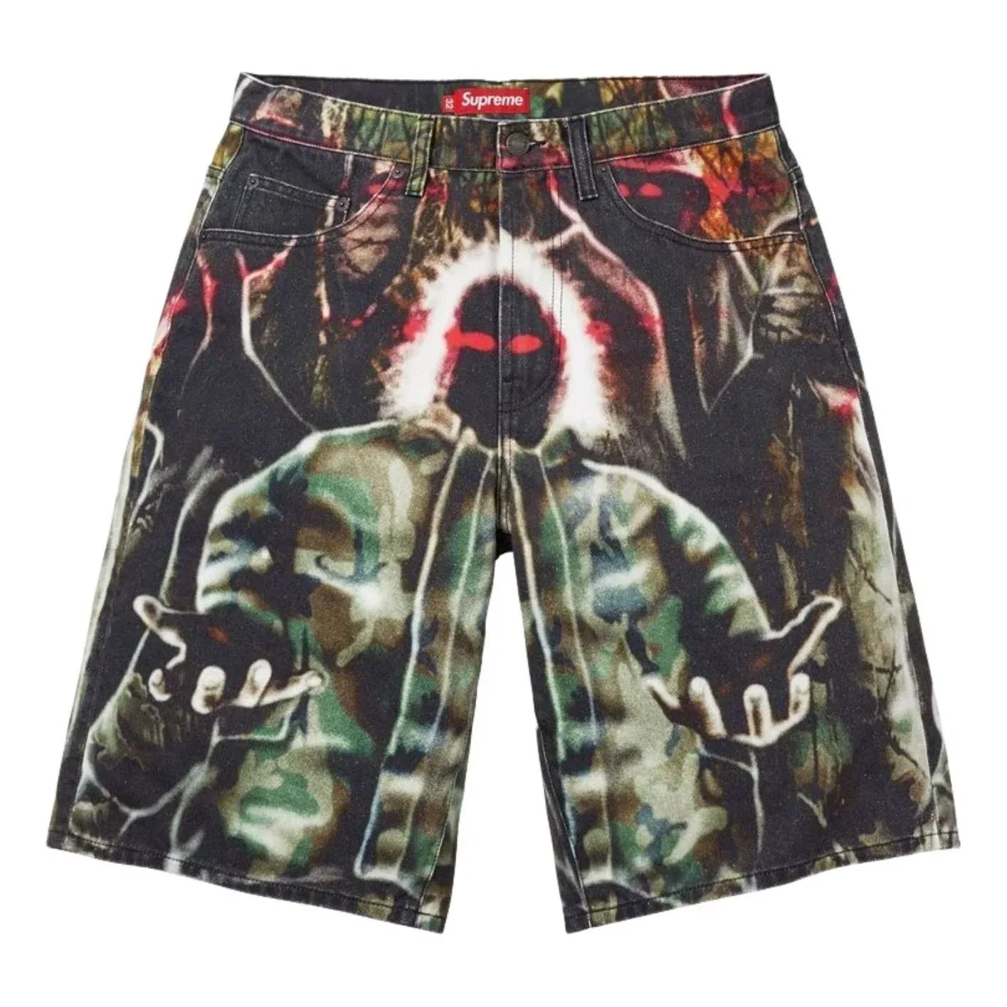 Шорты Supreme SS26 Shadows Baggy Denim Short 'Multicolor' SUP-SS26-215, мультиколор