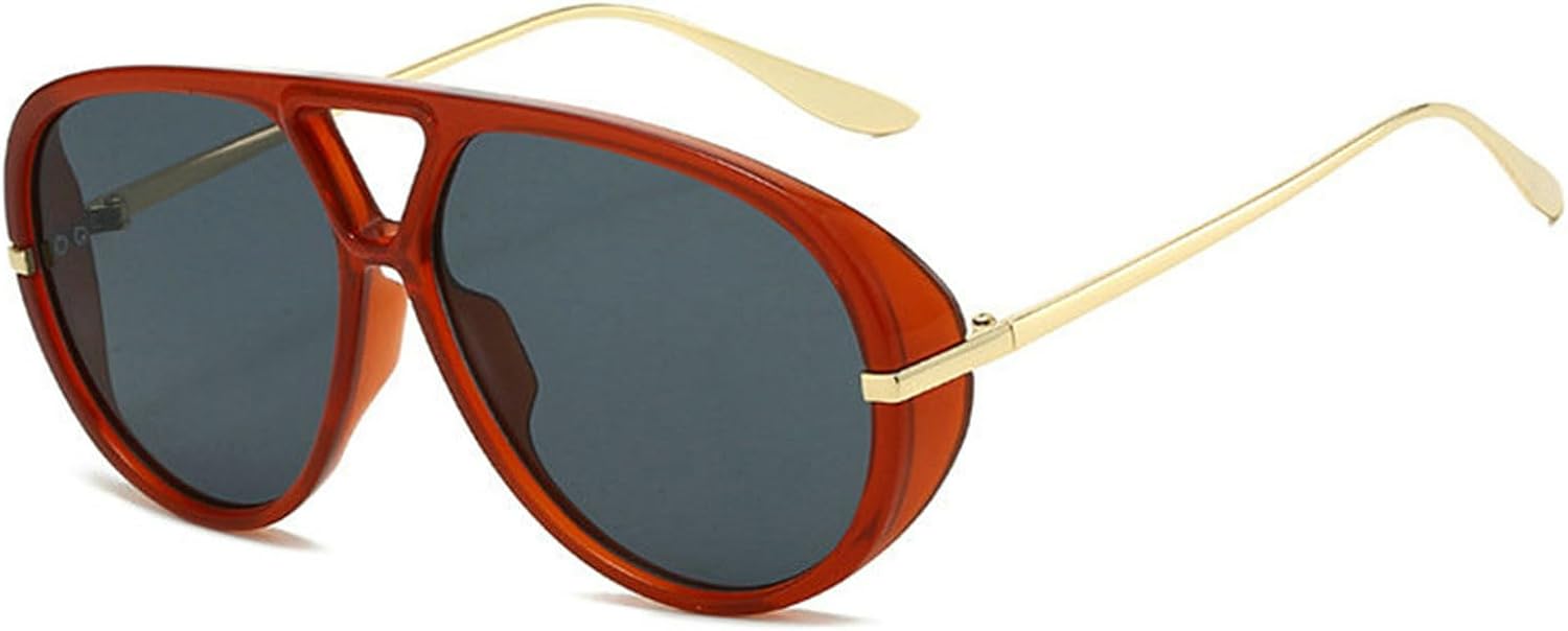 

Солнцезащитные очки Willochra увеличенного размера в стиле «пилот» для женщин и мужчин, роскошные винтажные солнцезащитные очки-щитки для женщин, для активного отдыха и вождения, защита от ультрафиолета UV400, C4