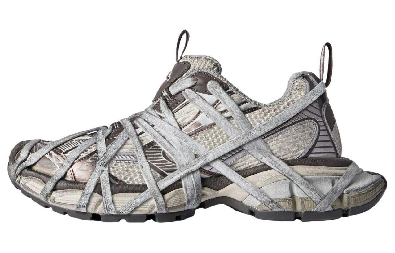 

Кроссовки женские Balenciaga 3XL Low-Top, серый / белый