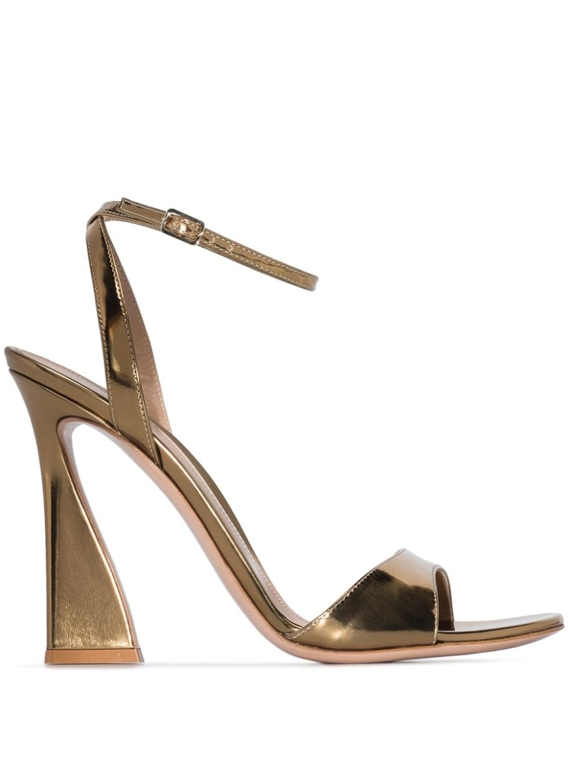 

Gianvito Rossi лакированные босоножки Aura 105, золотистый