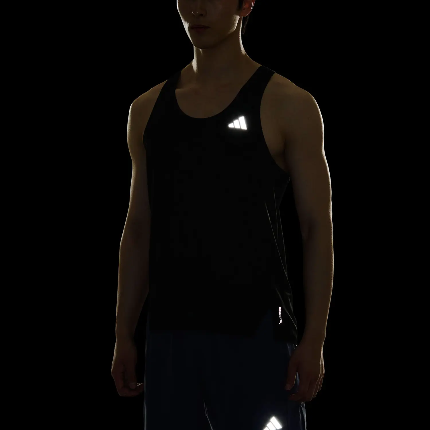 Майка Climacool SS25 мужская Adidas, черный/серебристо-серый — фото 3