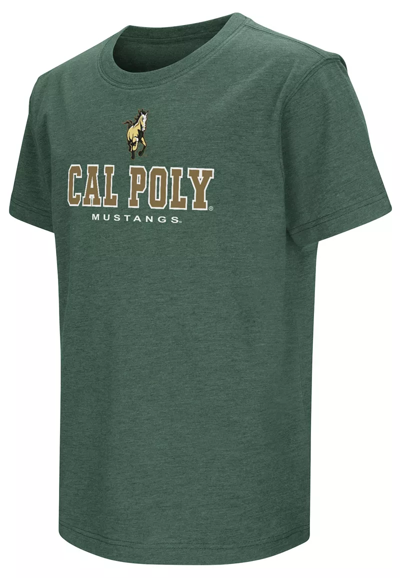 

Зеленая футболка Colosseum Youth Cal Poly Mustangs