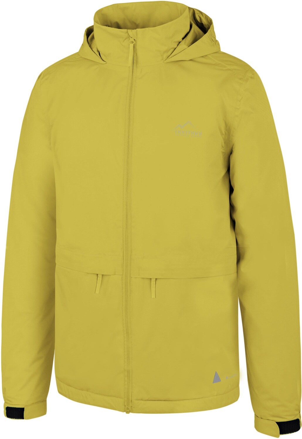 Дождевик Normani Outdoor Sports Kinder mit Fleecefutter Taunton, желтый — фото 2