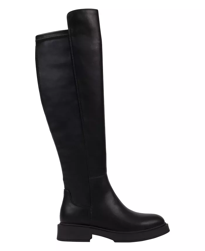 Женские эластичные классические сапоги до колена Alya GC Shoes, черный — фото 2