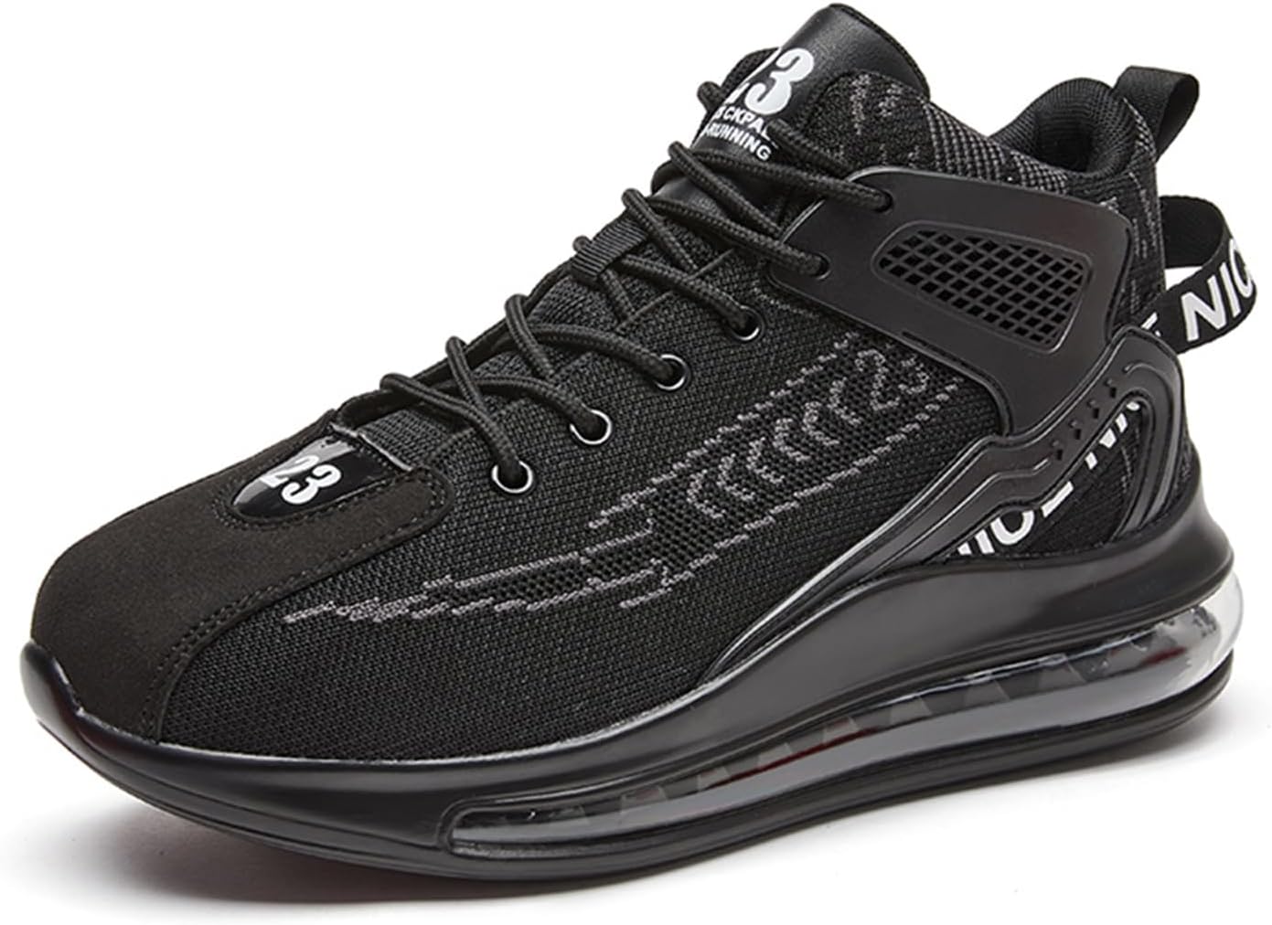 

Мужские баскетбольные кроссовки GSIGUL, легкие высокие кеды с воздушной подушкой, мужские беговые кроссовки, спортивная обувь для тренировок, черный