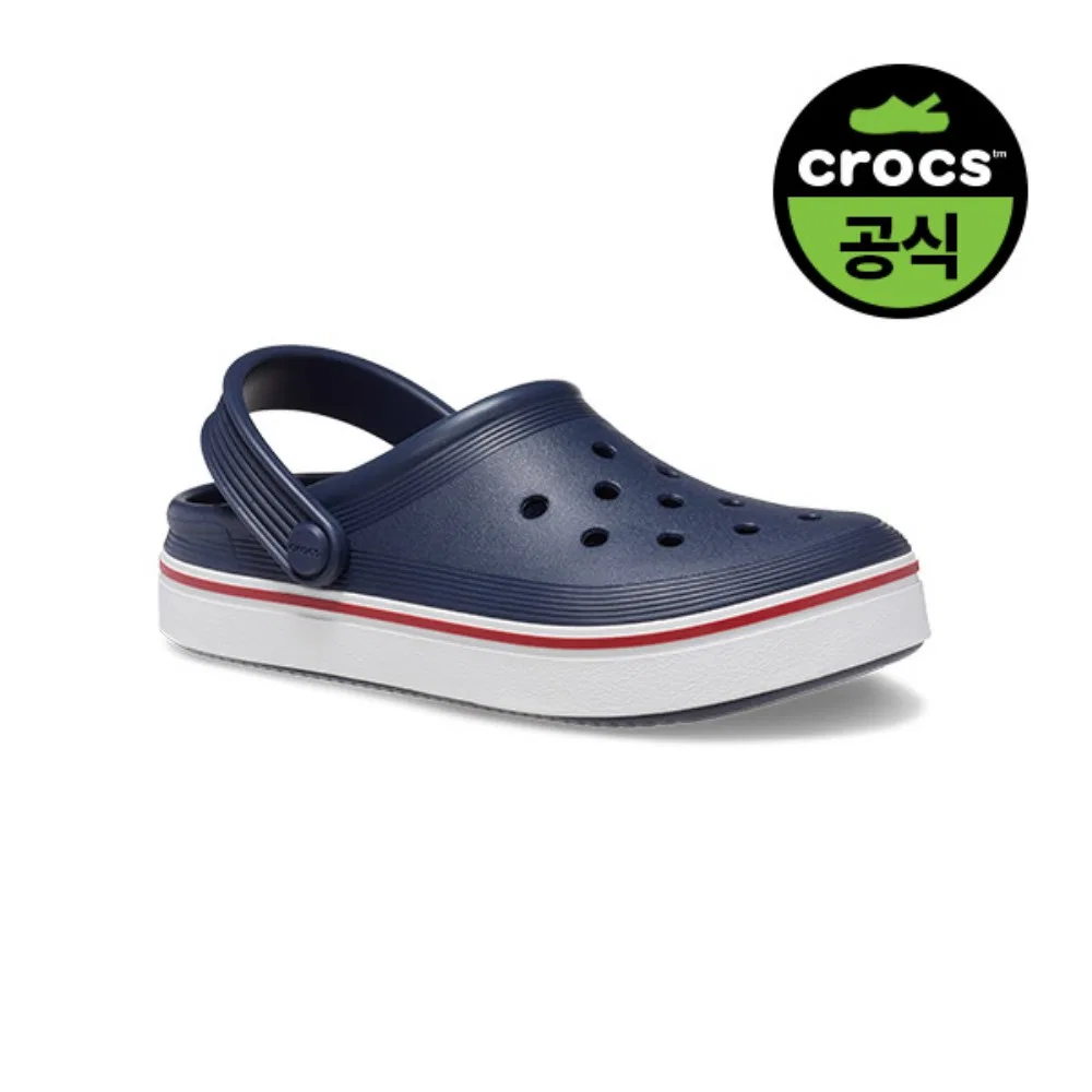 Детские сабо Off Court в цвете Navy Purple от Crocs — фото 2