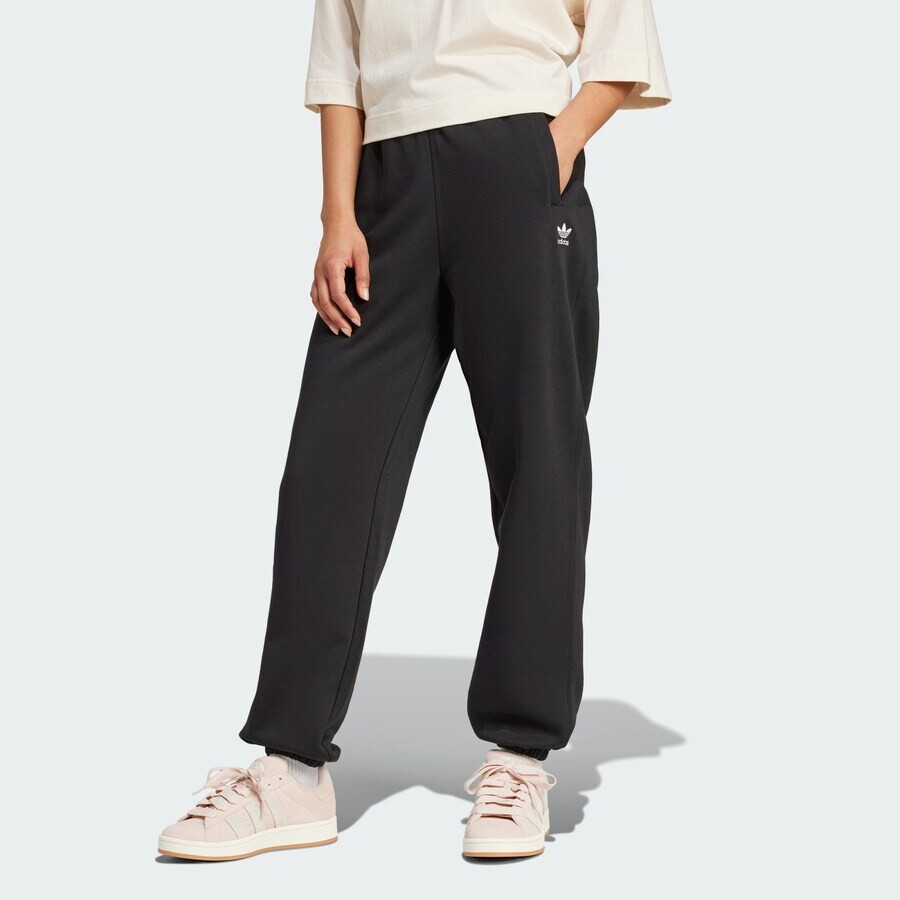 Зауженные брюки Adidas ESSENTIALS, черный — фото 2