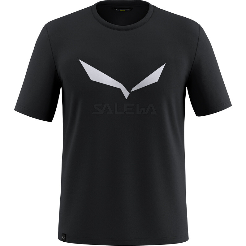 

Мужская однотонная футболка с логотипом DRI-Release Salewa, черный