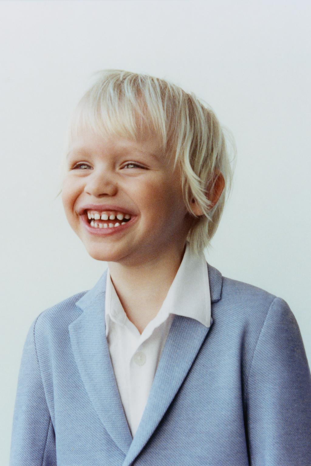 

Блейзер для комфортного костюма ZARA, синий