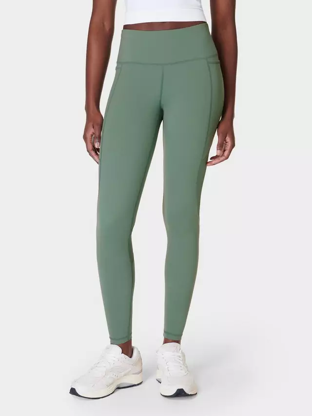 

Леггинсы Sweaty Betty Aerial Core Workout, цвет cool/forest/green