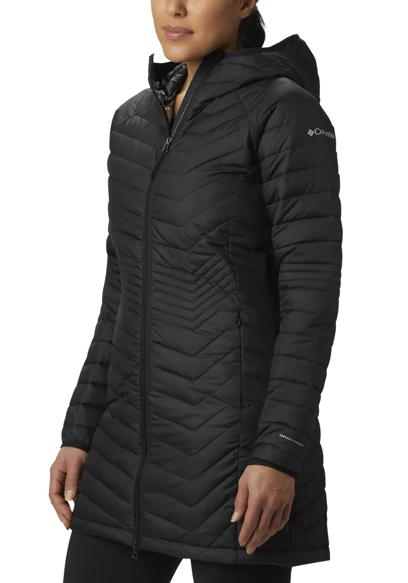 

Стеганая куртка Columbia "POWDER LITE MID JACKET", с капюшоном, черный