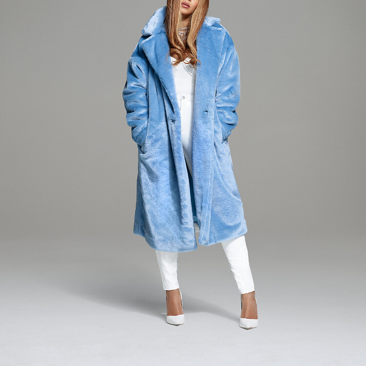 Пальто унисекс Adidas Originals, цвет Blue — фото 3