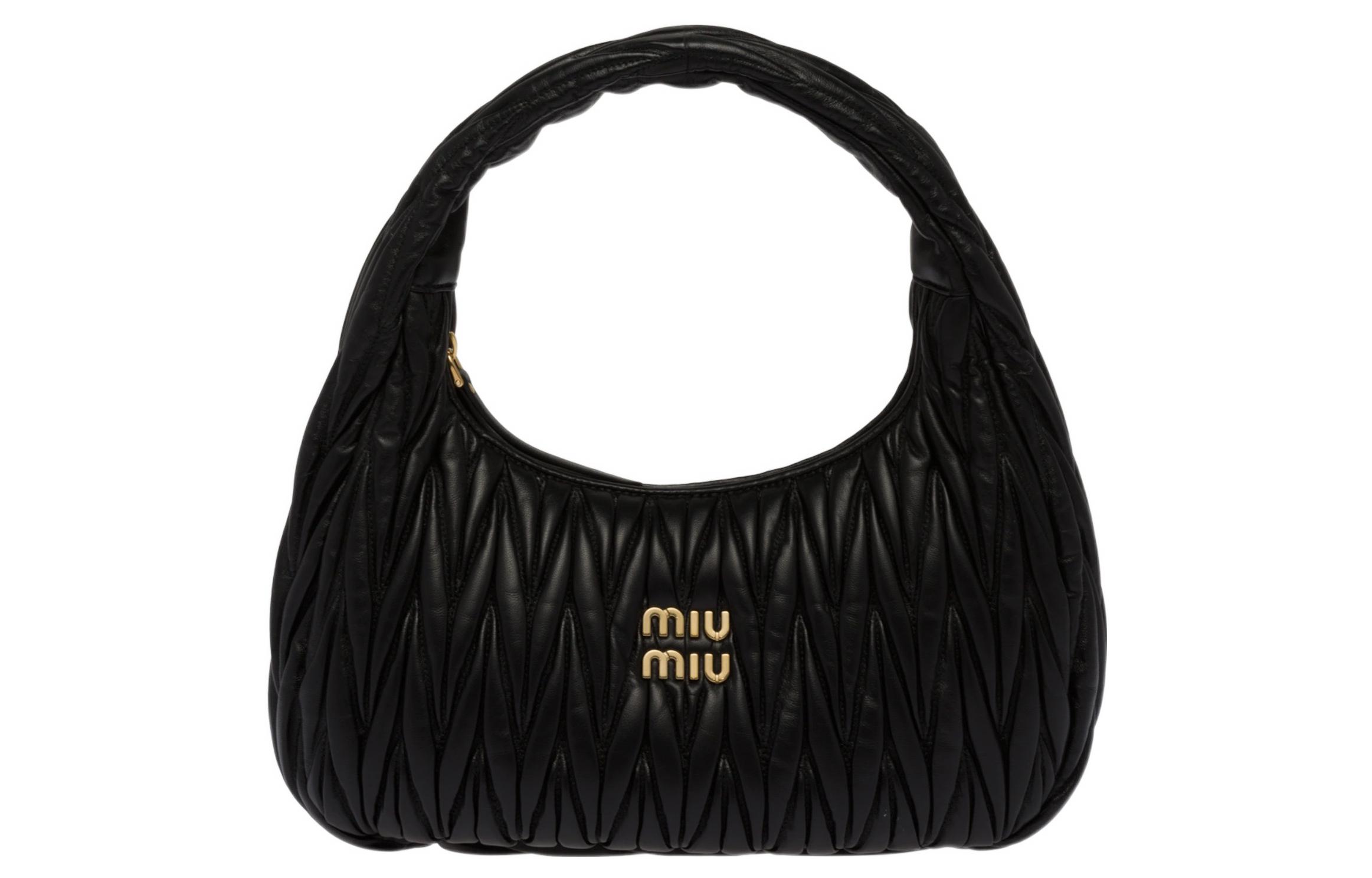 

Мателасс кожаная сумка через плечо MIU MIU