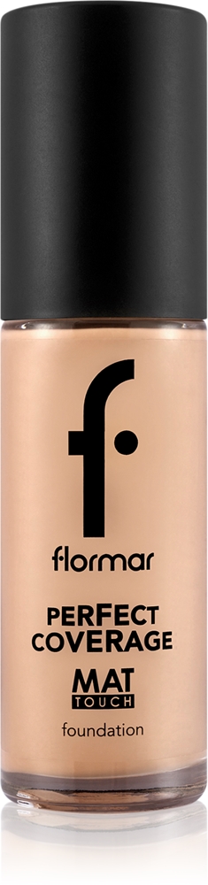

Perfect Coverage Mat Touch Foundation Матирующая основа под макияж для комбинированной и жирной кожи Flormar, atspalvis 308 fair ivory 30 мл