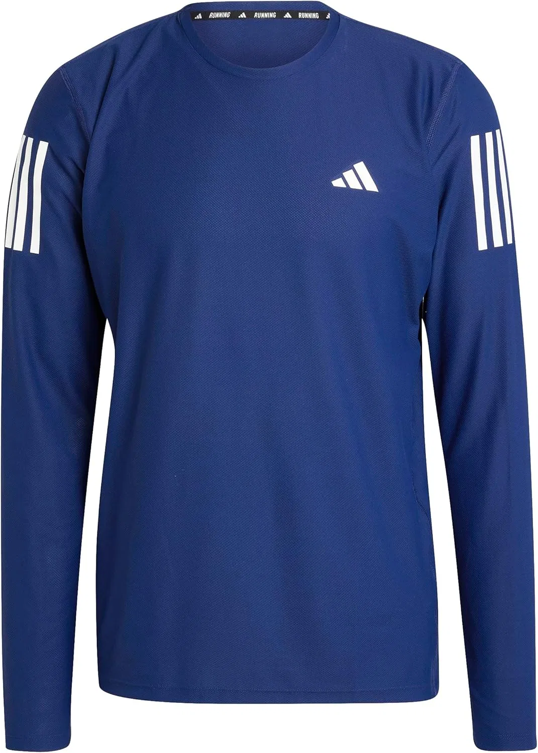 Футболка Adidas Own The Run с длинным рукавом, темно-синий