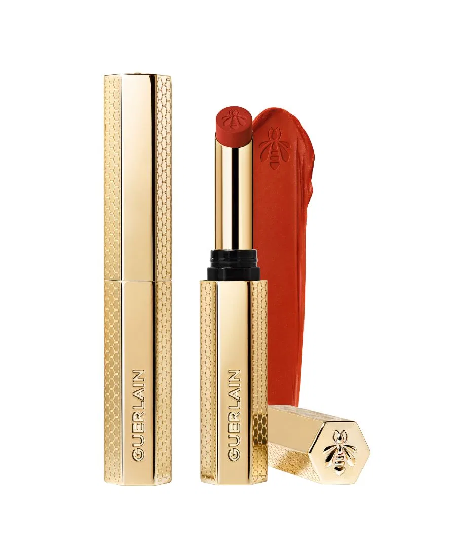Помада KissKiss с медом Guerlain, 668 warm marigold