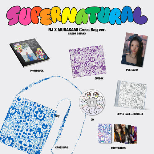 

CD диск Newjeans: NewJeans 'Supernatural' NJ X MURAKAMI (Cross Bag ver.)