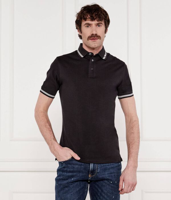 

Рубашка поло Regular fit Emporio Armani, черный