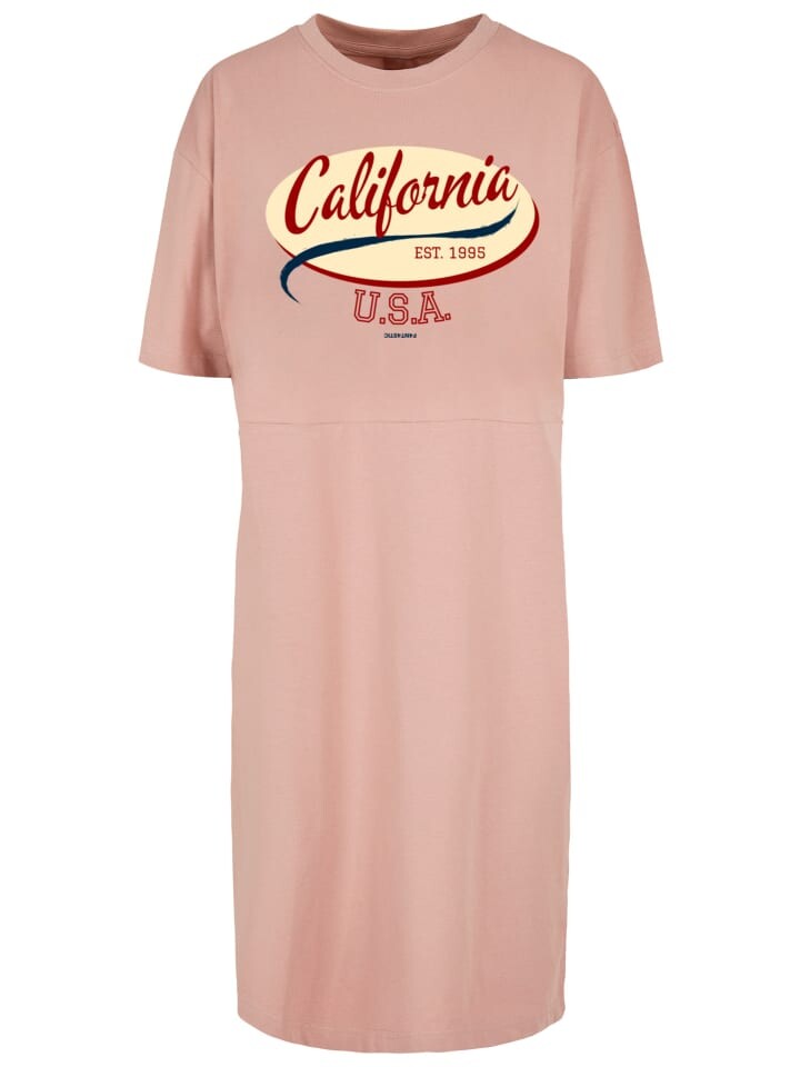 

Короткое платье F4NT4STIC Oversize Kleid California, цвет duskrose