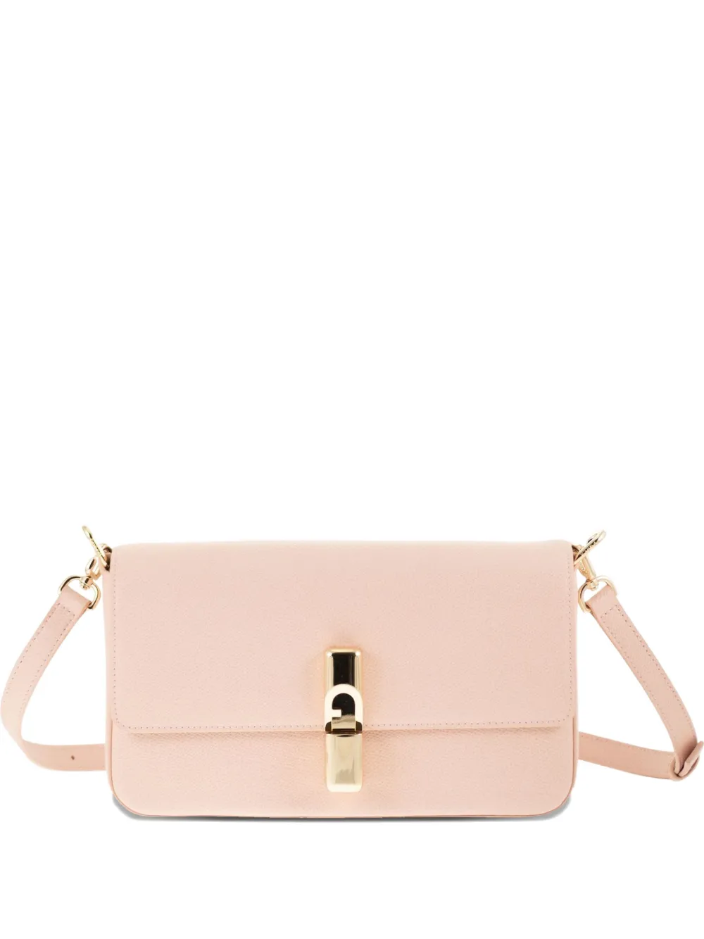 

Кожаная сумка через плечо Iride Furla, розовый