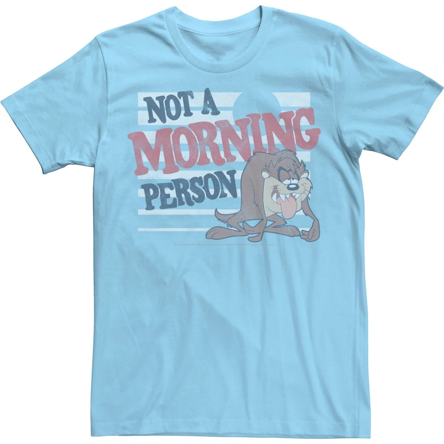 

Мужская футболка Looney Tunes Taz Not A Morning Person Licensed Character