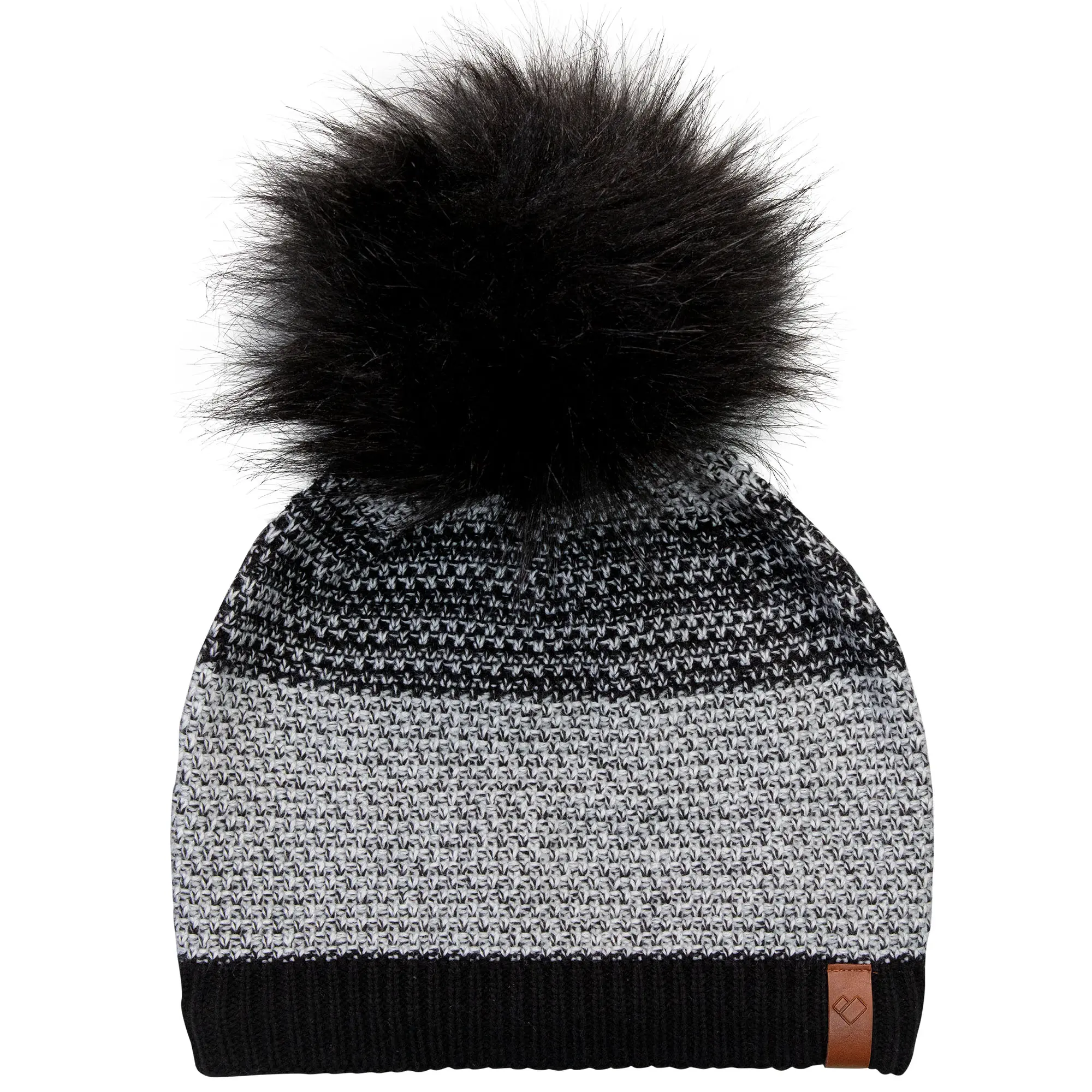 

Шапка-бини с помпоном для девочек из Тампы (FF) Obermeyer, Black