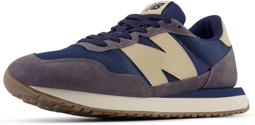 

Мужские кроссовки для бега по шоссе New Balance 237 V1 Classic, синий/бежевый/темно-синий