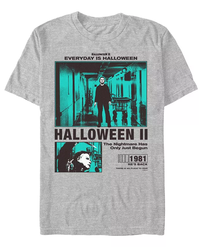 

Мужская футболка Halloween II с графическим принтом Fifth Sun, серый