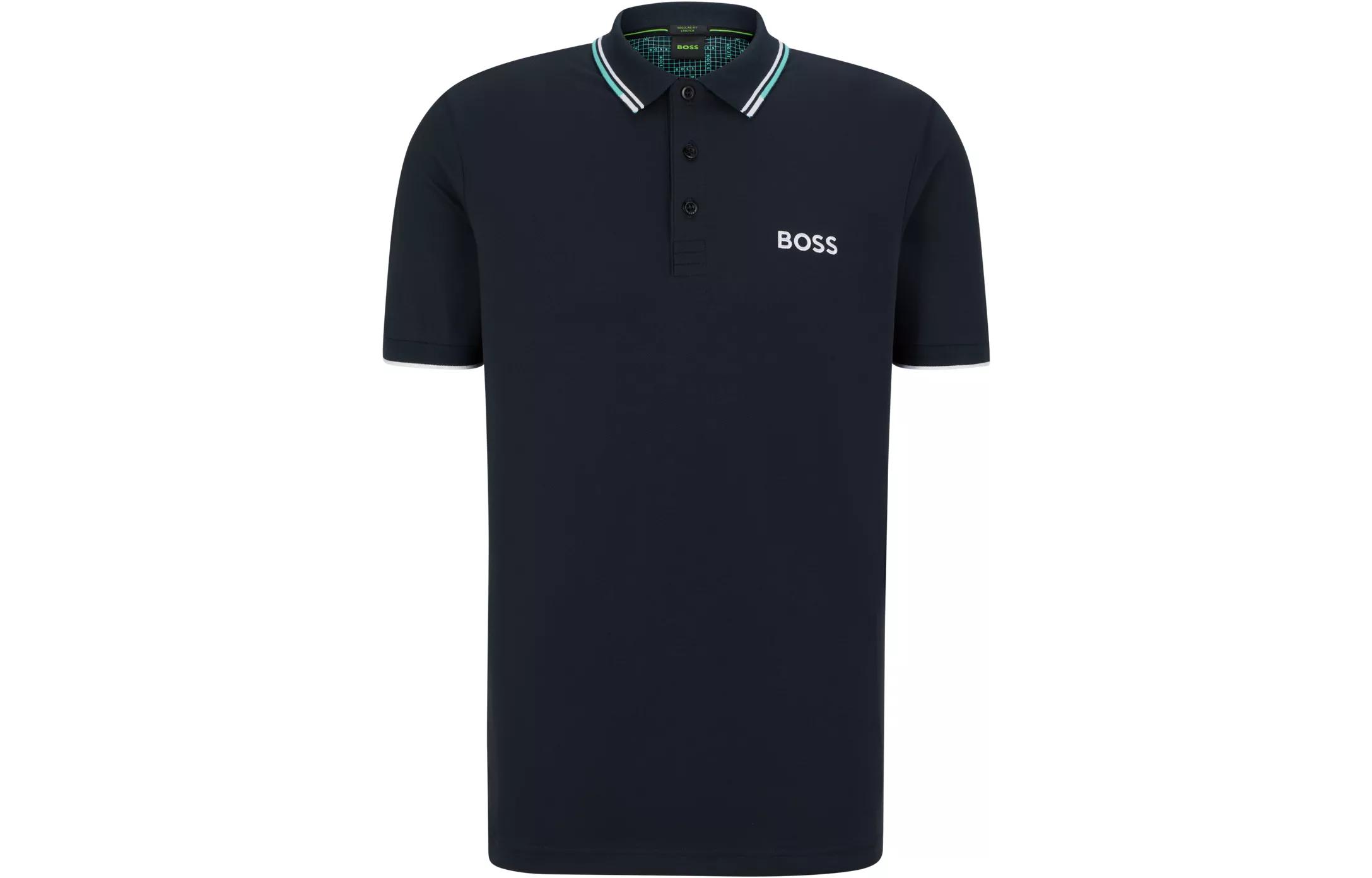 

HUGO BOSS Рубашка-поло SS23 мужская темно-синяя