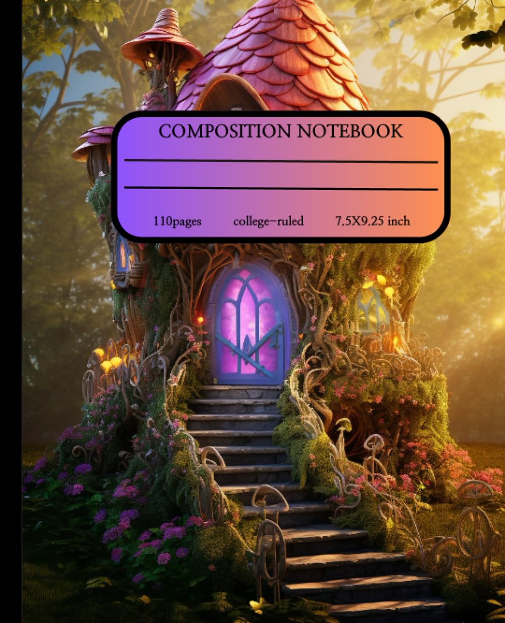 

Composition Notebook College Ruled: A realistic and fantastic illustration of the fairy house Journal with 110 College Ruled (Independently published)
