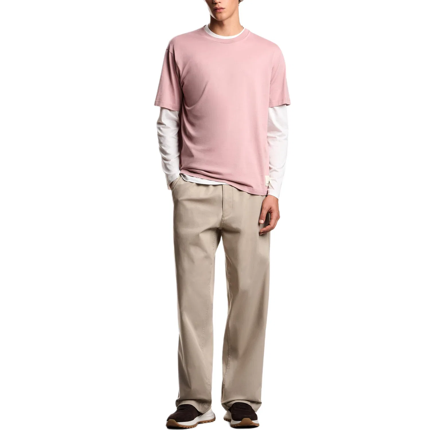 Футболка мужская SS26 EMPORIO ARMANI, Pink — фото 4