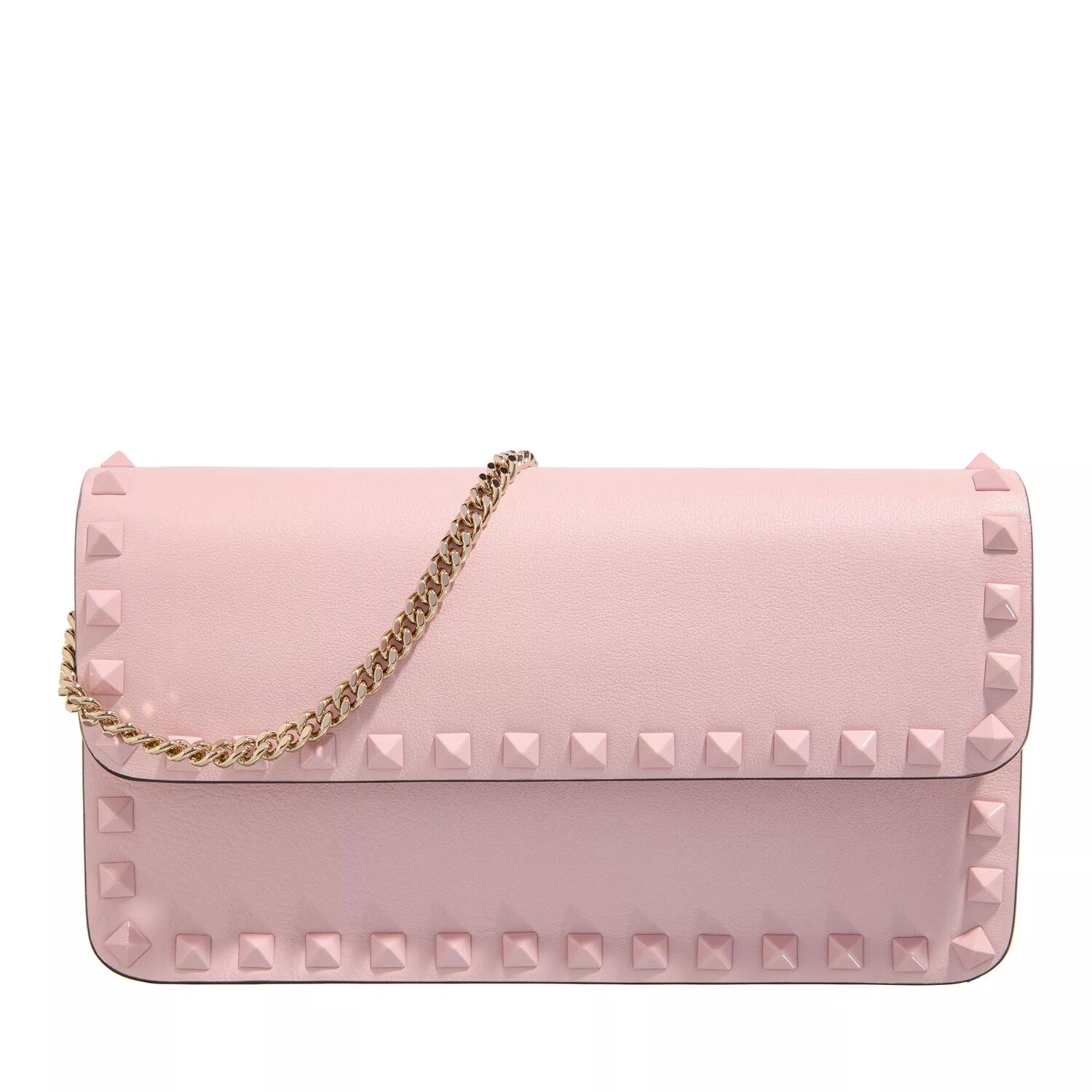 

Сумочка rockstud из розового кварца Valentino Garavani, розовый