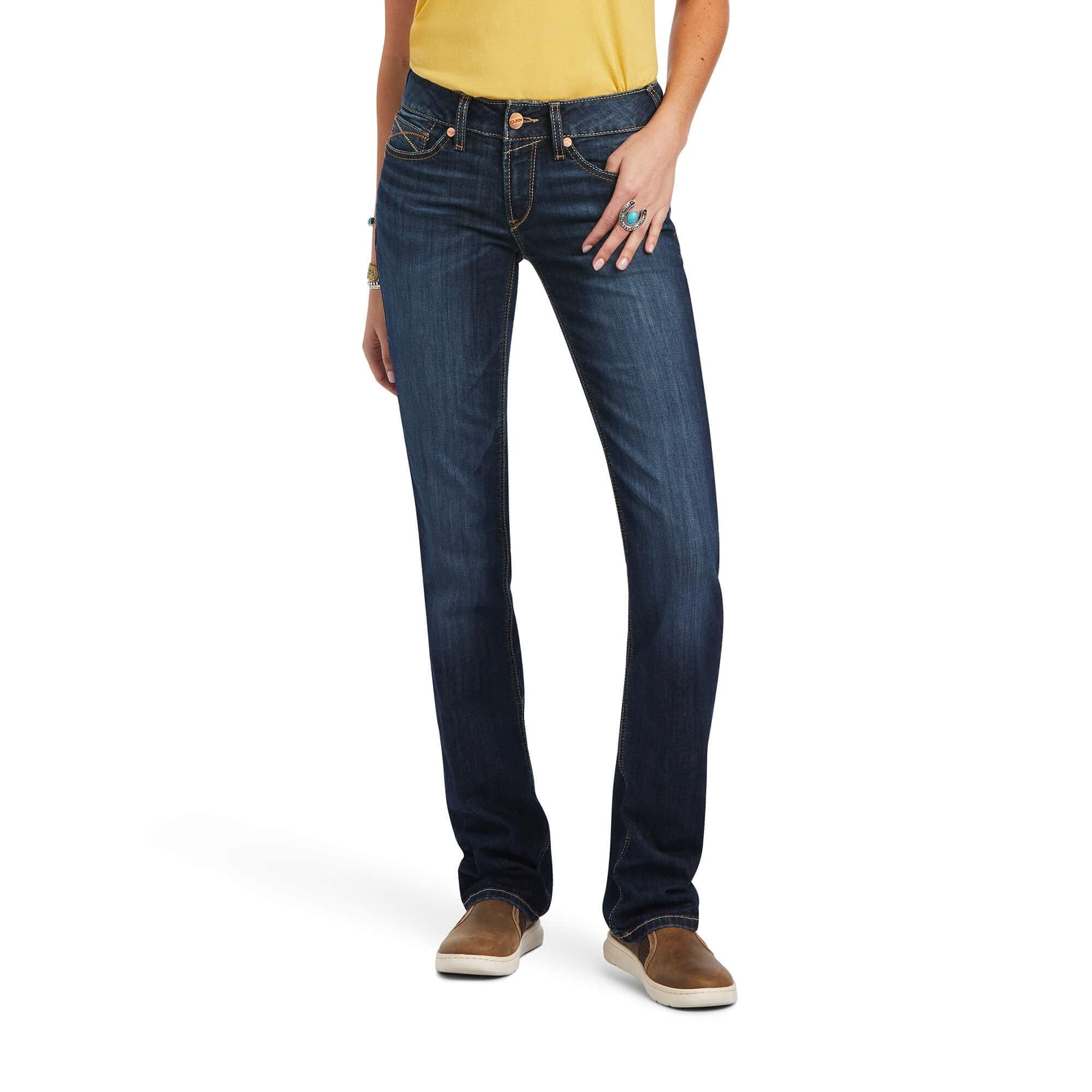 

Джинсы Ariat R.E.A.L. Mid-Rise Octavia Straight Jeans, Burbank