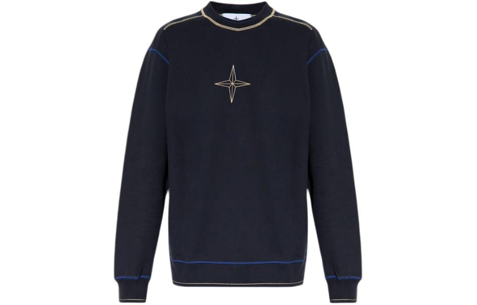 

Толстовка мужская Stone Island, синий / желтый