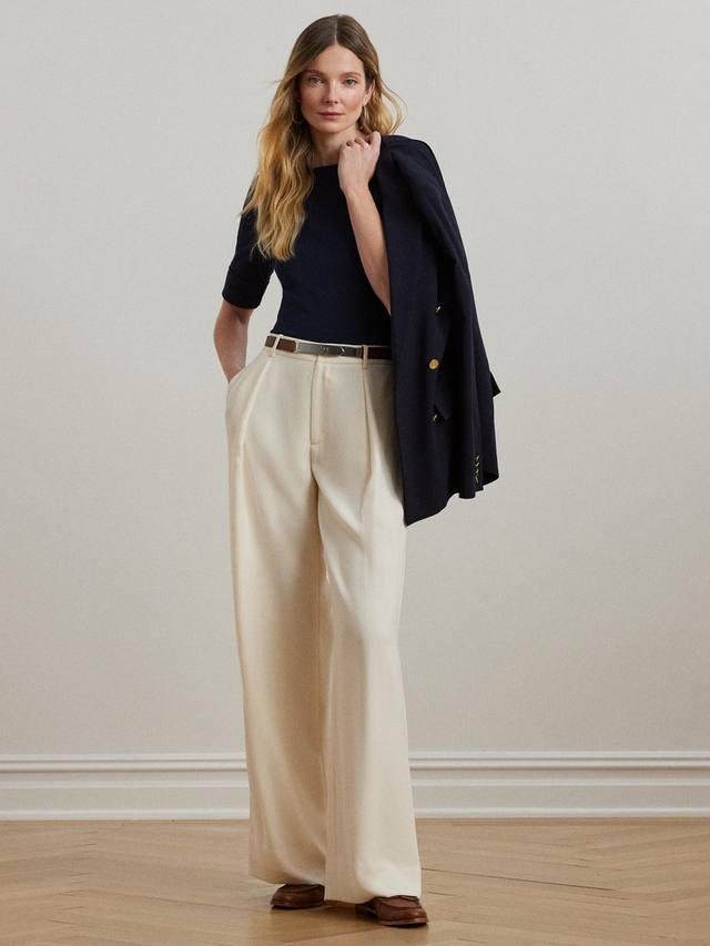 

Топ с вырезом лодочкой от джуди Ralph Lauren, цвет Lauren Navy
