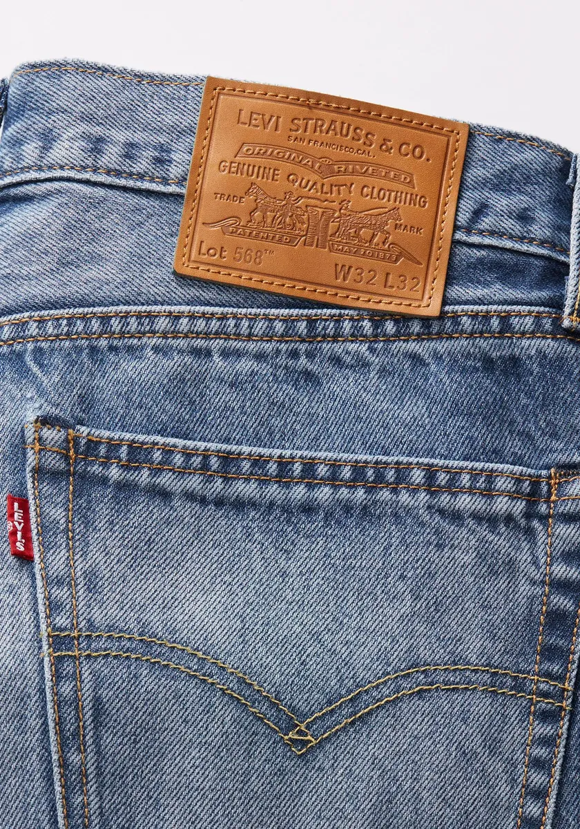 Джинсы с 5 карманами Levi's "555 RELAXED STRAIGHT", цвет Indigo Champion — фото 4