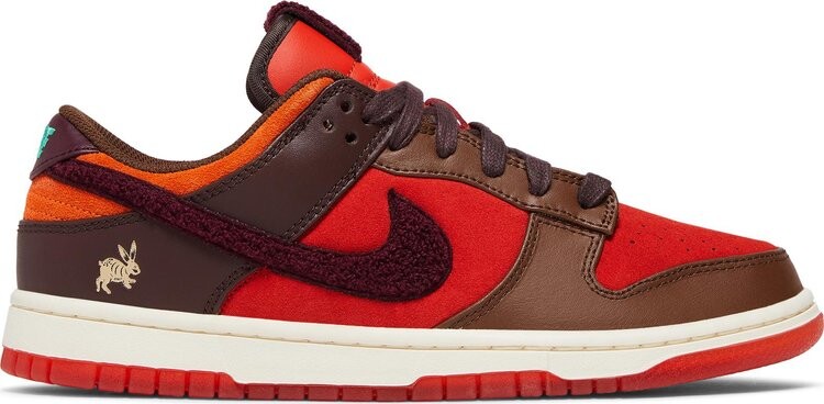 

Кроссовки Dunk Low 'Year of the Rabbit - Light Crimson', коричневый