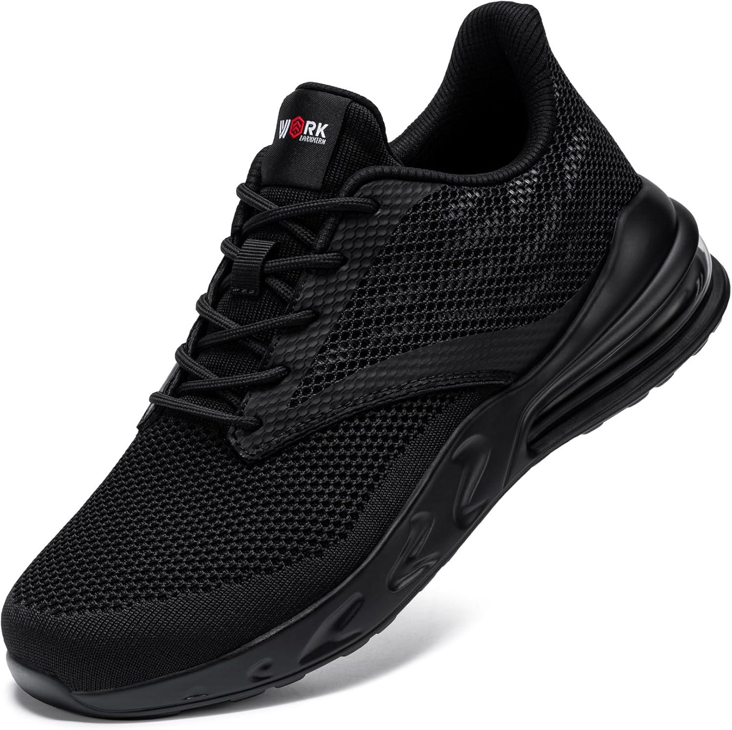 

Мужские противоскользящие кроссовки LARNMERN для работы с продуктами, для кухни, ресторана, шеф-поваров, повседневная дышащая легкая обувь, черный