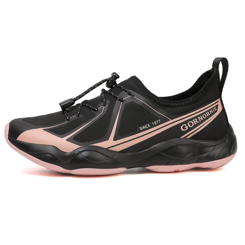 

GORNORNIE Скользостойкие, износостойкие, дышащие низкие кроссовки Outdoor для женщин Black Pink