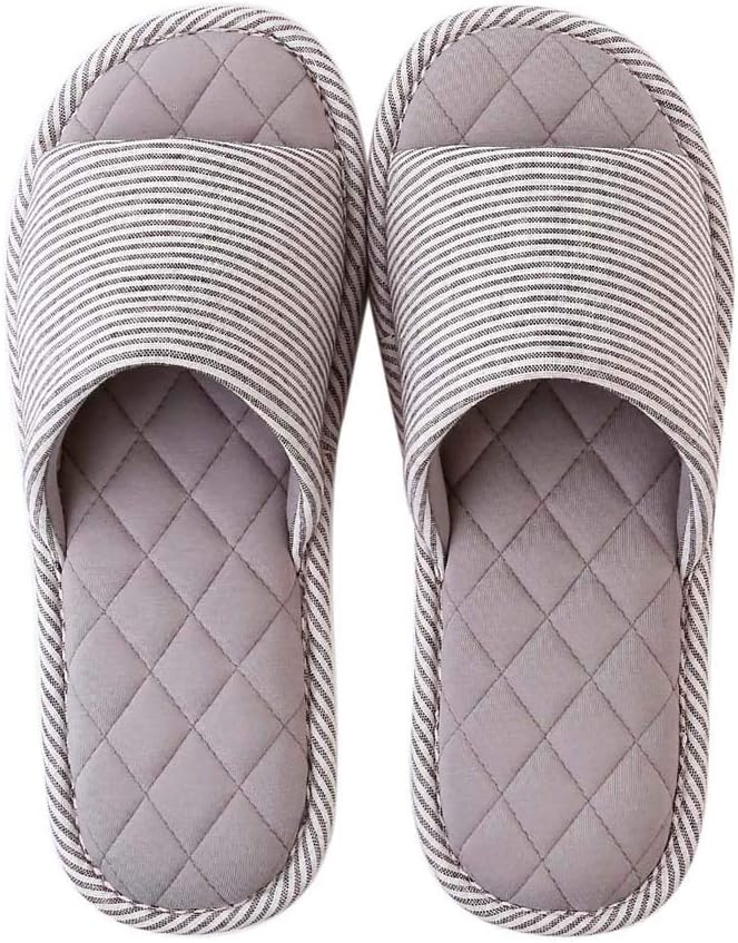 

Зимние домашние хлопковые тапочки для женщин, милые тапочки для пар - мужские хлопковые домашние тапочки - противоскользящие Cotton Shoes, 41-42 Light Coffee