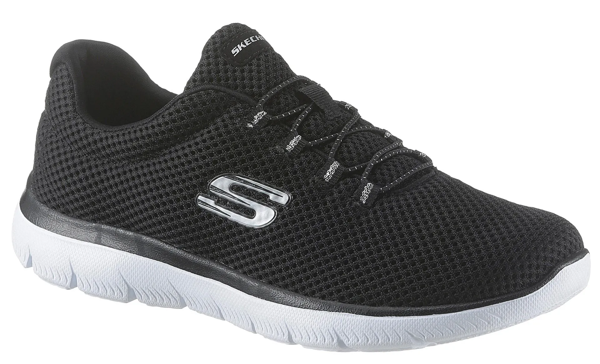 

Кроссовки Skechers Slip-On "Summit", слипоны, повседневная обувь, удобная обувь с мягким краем голенища, черный