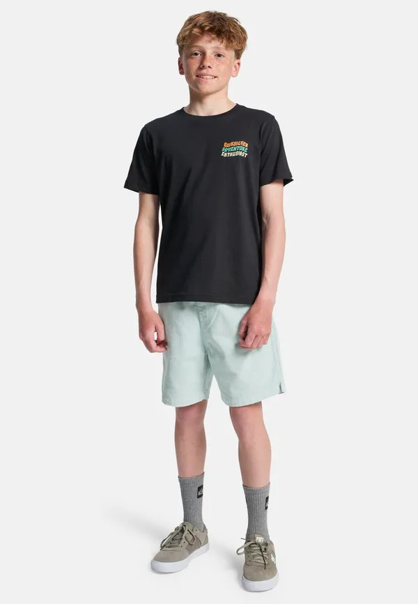 Футболка с принтом космических персонажей Quiksilver, Anthracite - Solid