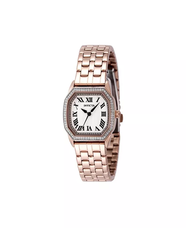 

Женские кварцевые часы Wildflower 49039 с серебристым циферблатом Invicta, gold