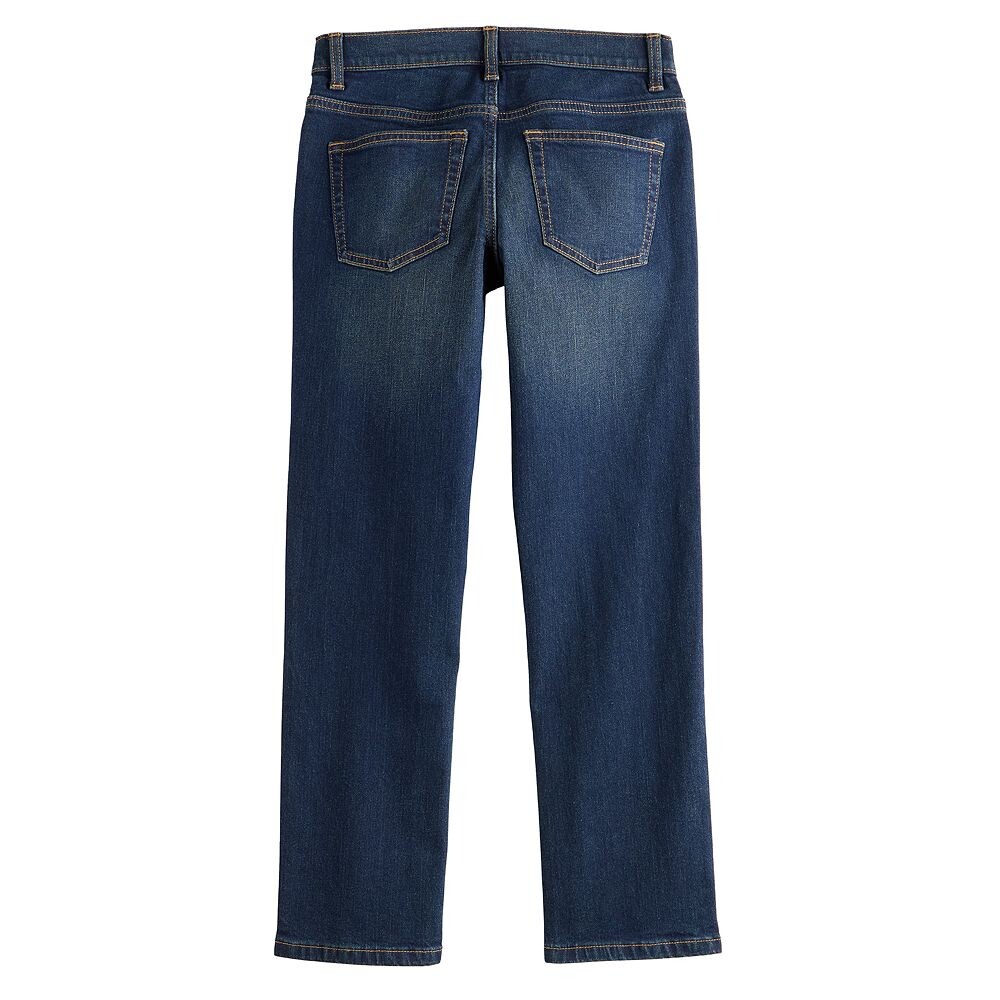 Джинсы Sonoma Goods For Life Slim Fit Flexwear для мальчиков 7–20 лет, цвет Dark Wash — фото 4