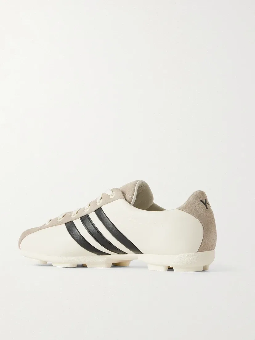 Y-3 Кроссовки из кожи с замшевой отделкой Field adidas Originals, белый — фото 3