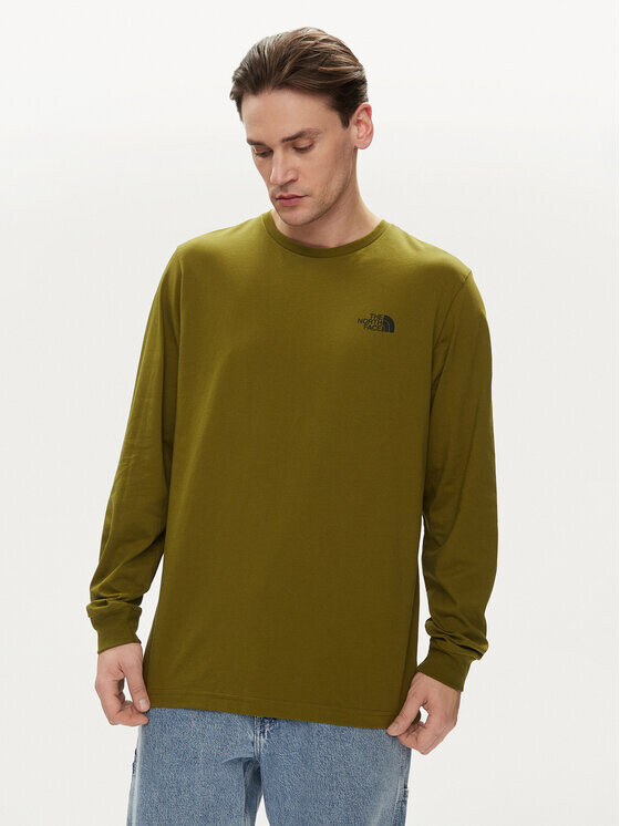 

Классический крой с длинными рукавами The North Face, зеленый