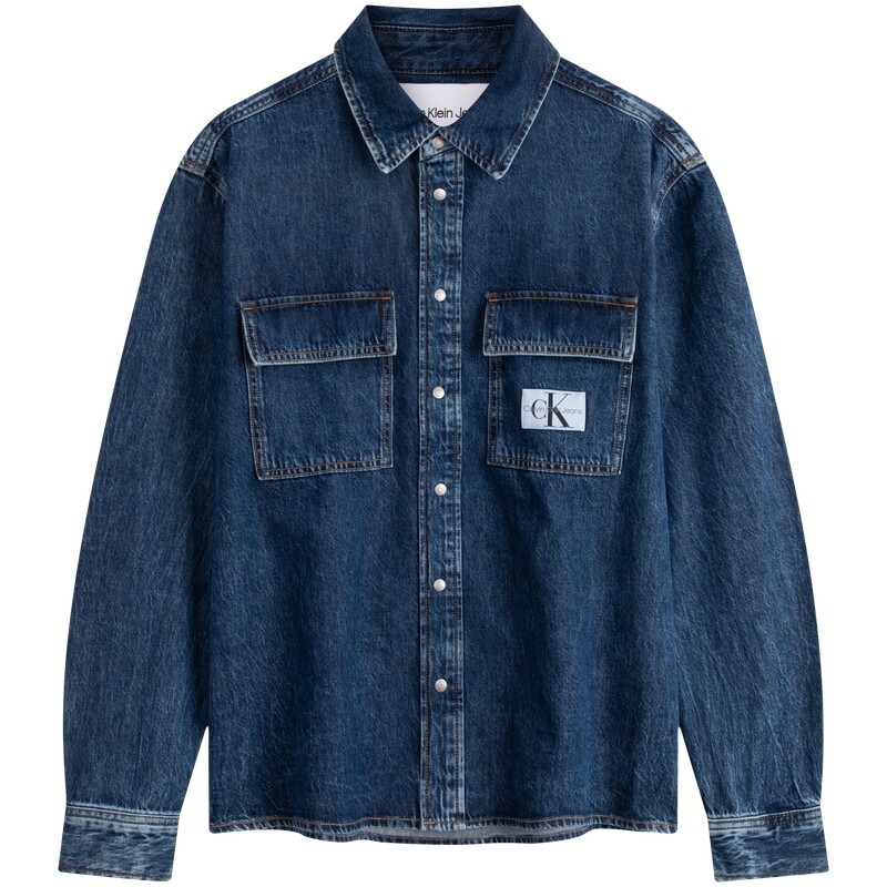

Мужская рубашка Calvin Klein, цвет 1A4 - Denim Blue
