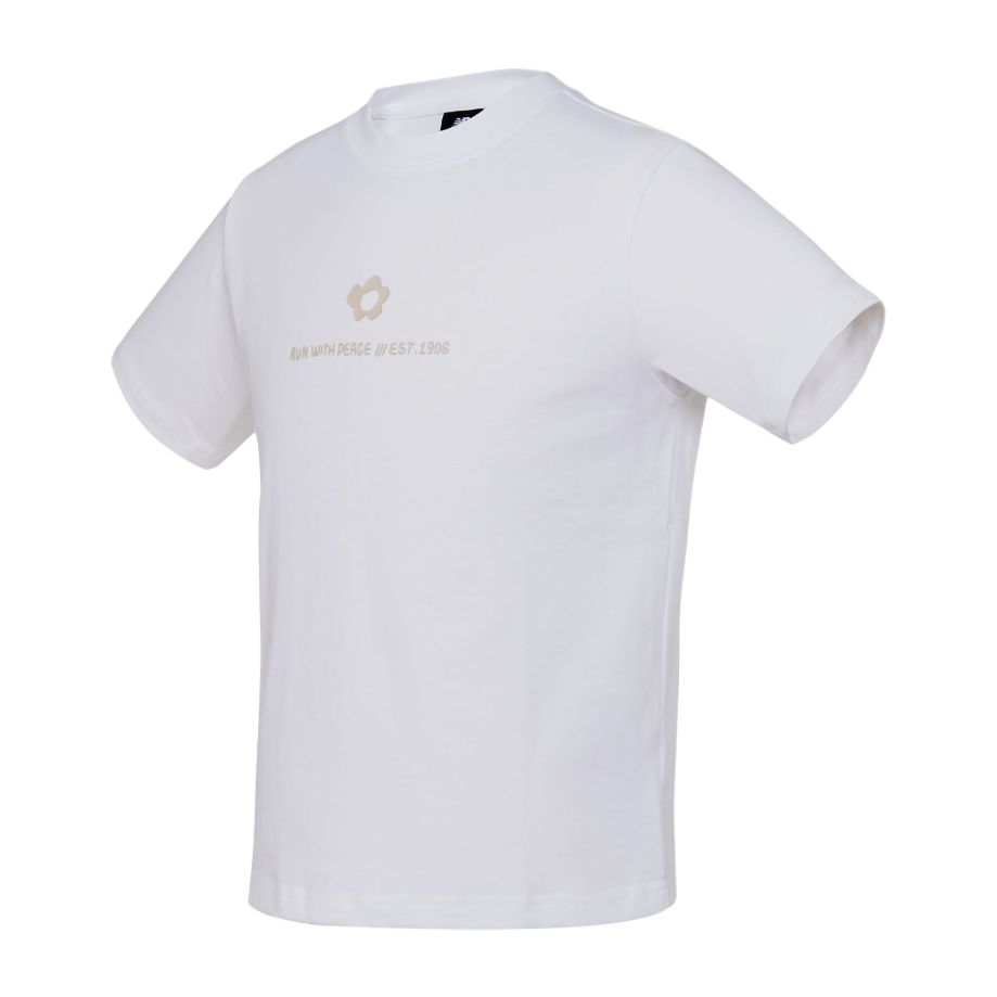 

New Balance Футболка SMALL FLOWER женская белая, Белый, New Balance Футболка SMALL FLOWER женская белая