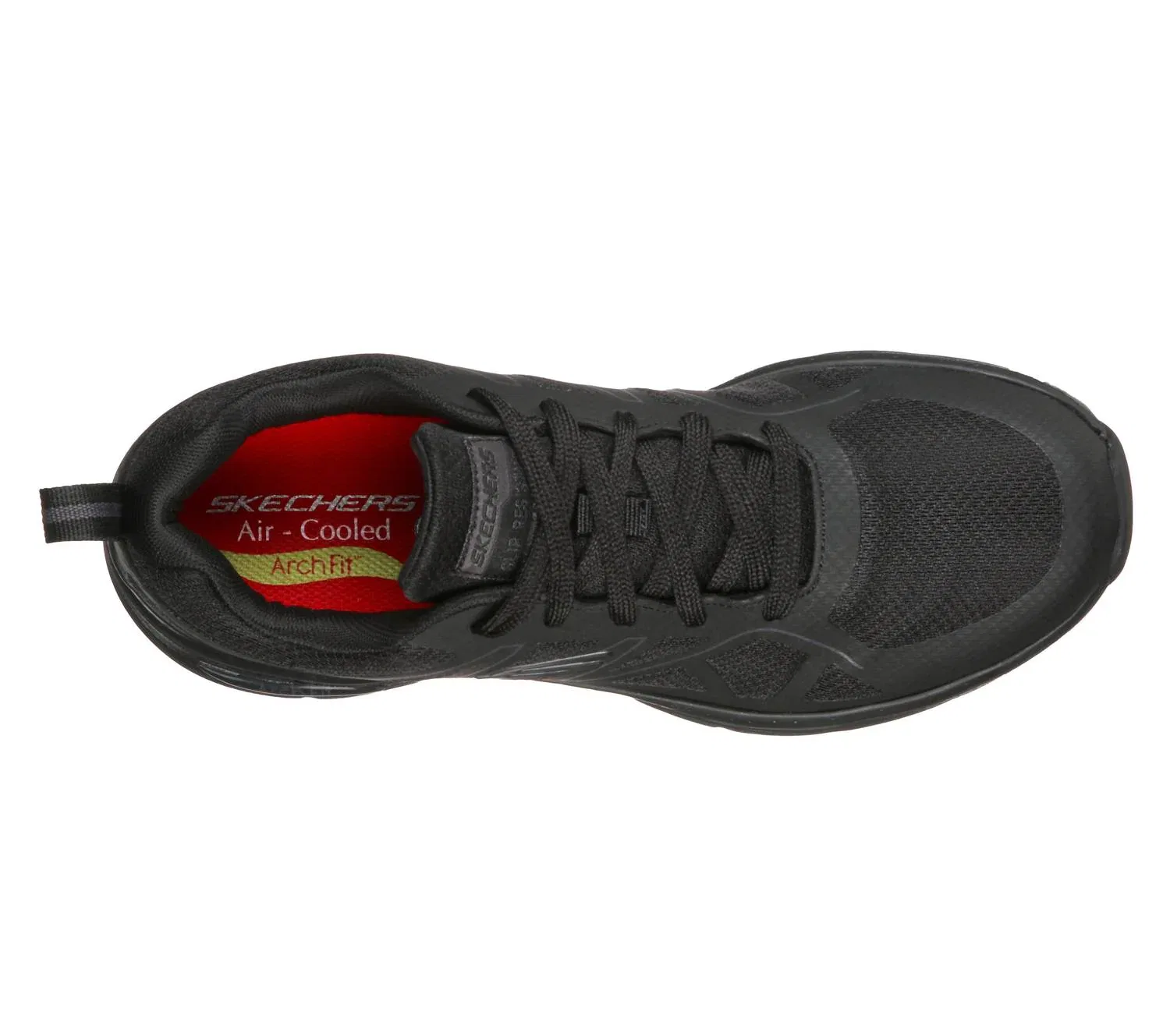 Skechers Мужские рабочие кроссовки черного цвета — фото 3
